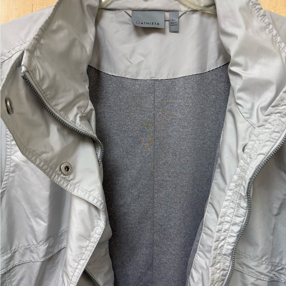 Athleta Silver Gray Jacket - Picture 2 of 3